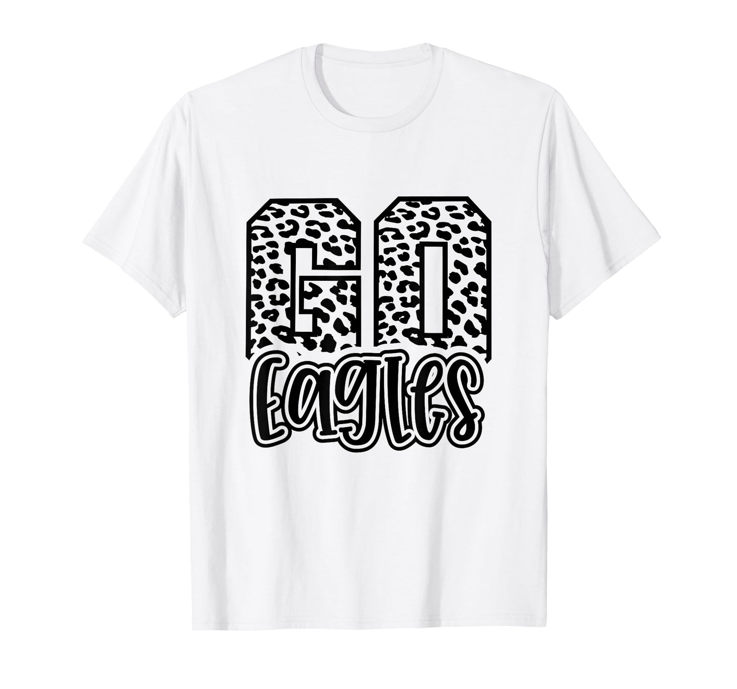 Eagles Mascot GO Team Spirit Game Day School Cute Trendy T-Shirt