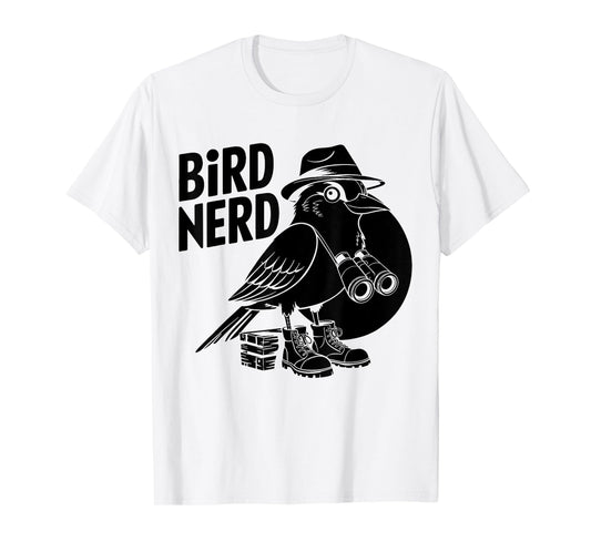 Bird Nerd Funny Bird Watching Birding Bird Lover Watcher T-Shirt