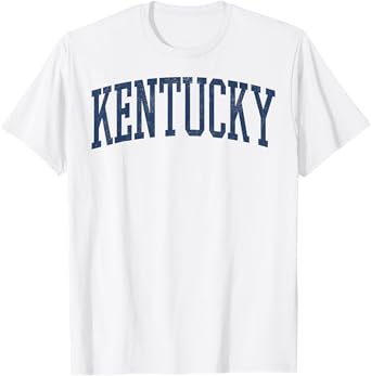 Kentucky KY Retro Vintage Athletic Sports Design Men Women T-Shirt