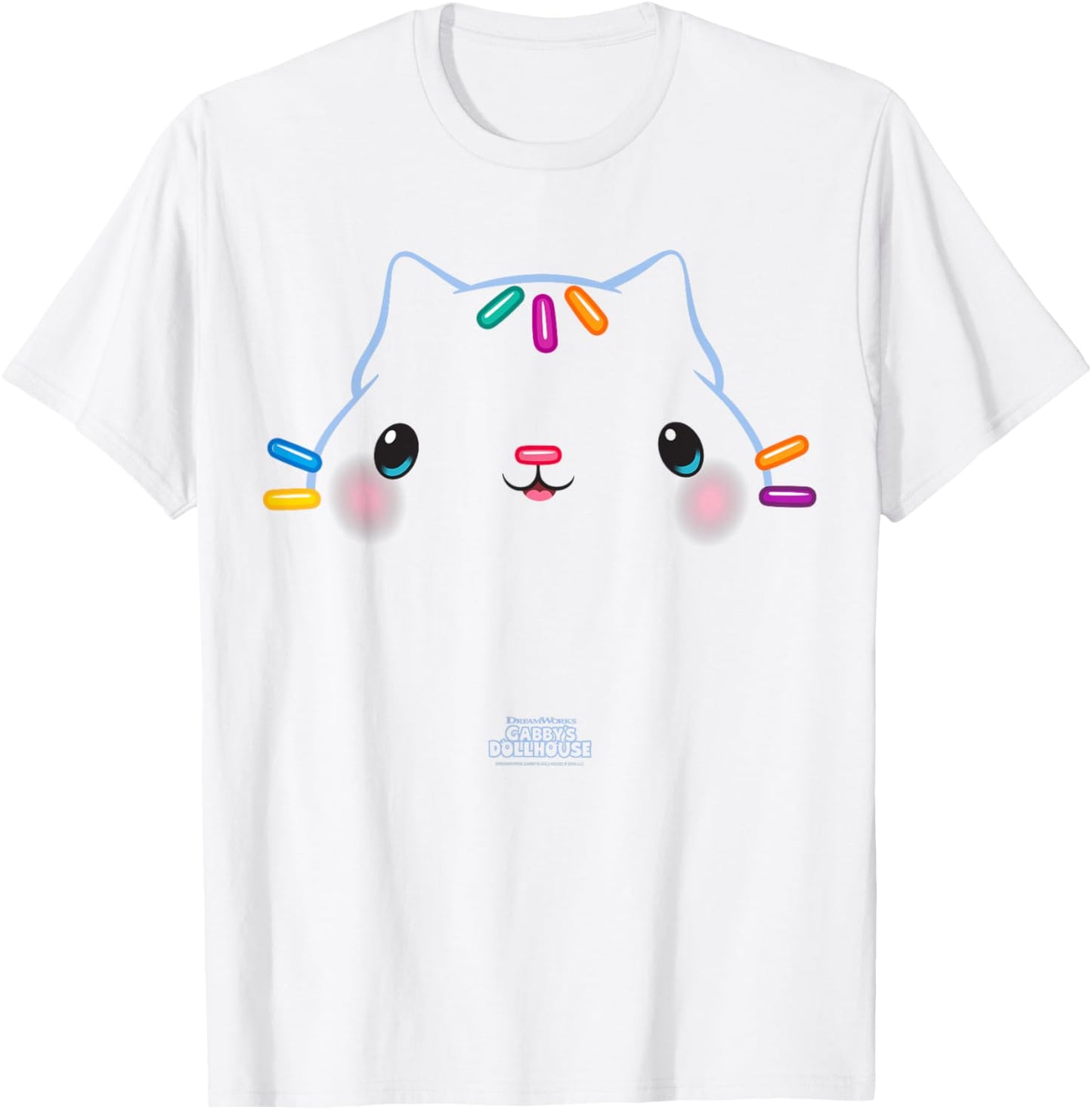 Cakey Cat Big Face Halloween T-Shirt