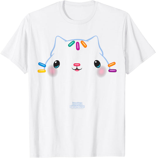 Cakey Cat Big Face Halloween T-Shirt