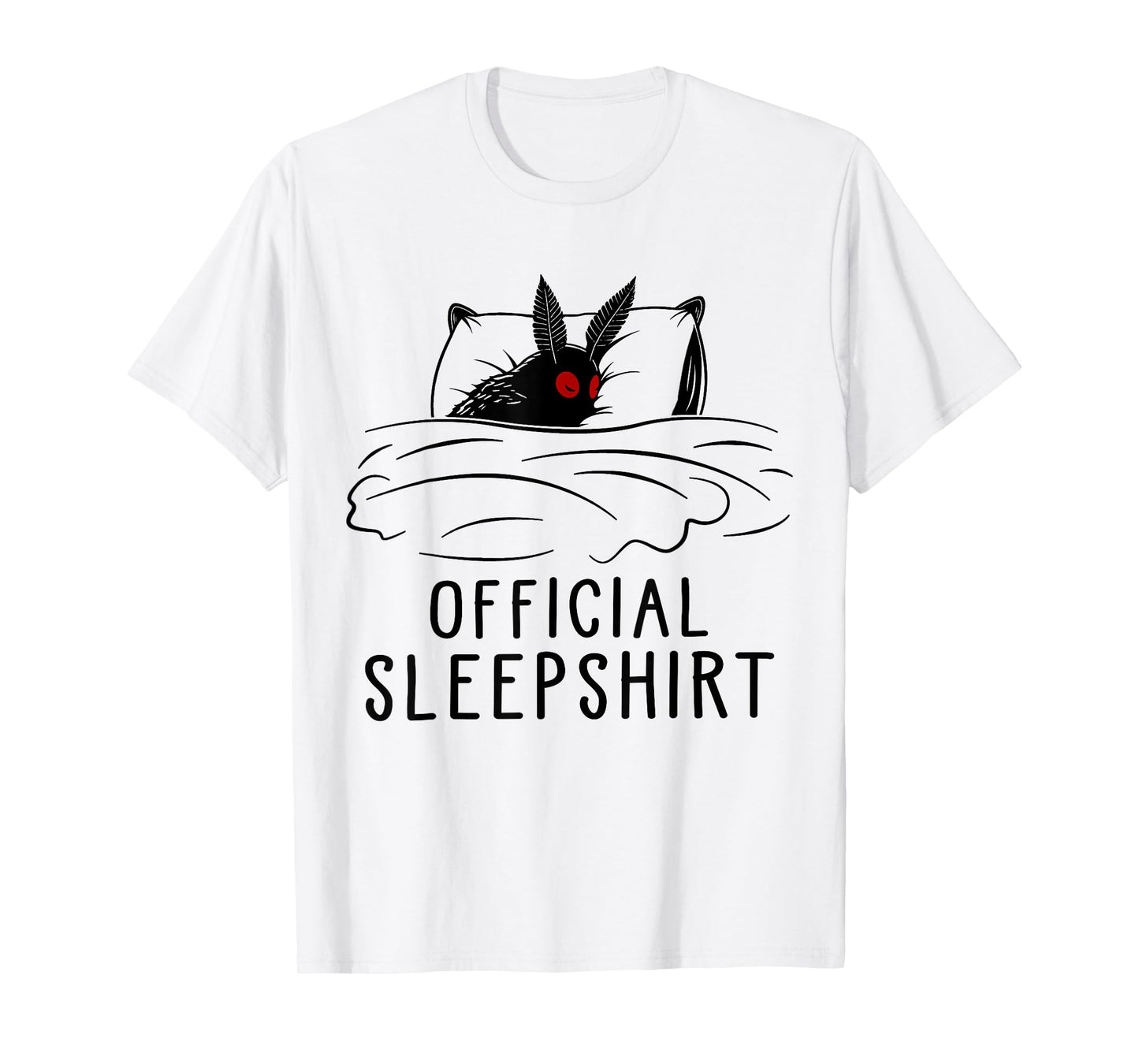 Mothman Cryptid Official Sleep T-Shirt