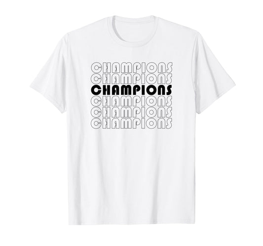 Champions Of Your Sport Team Championship Winners T-Shirt