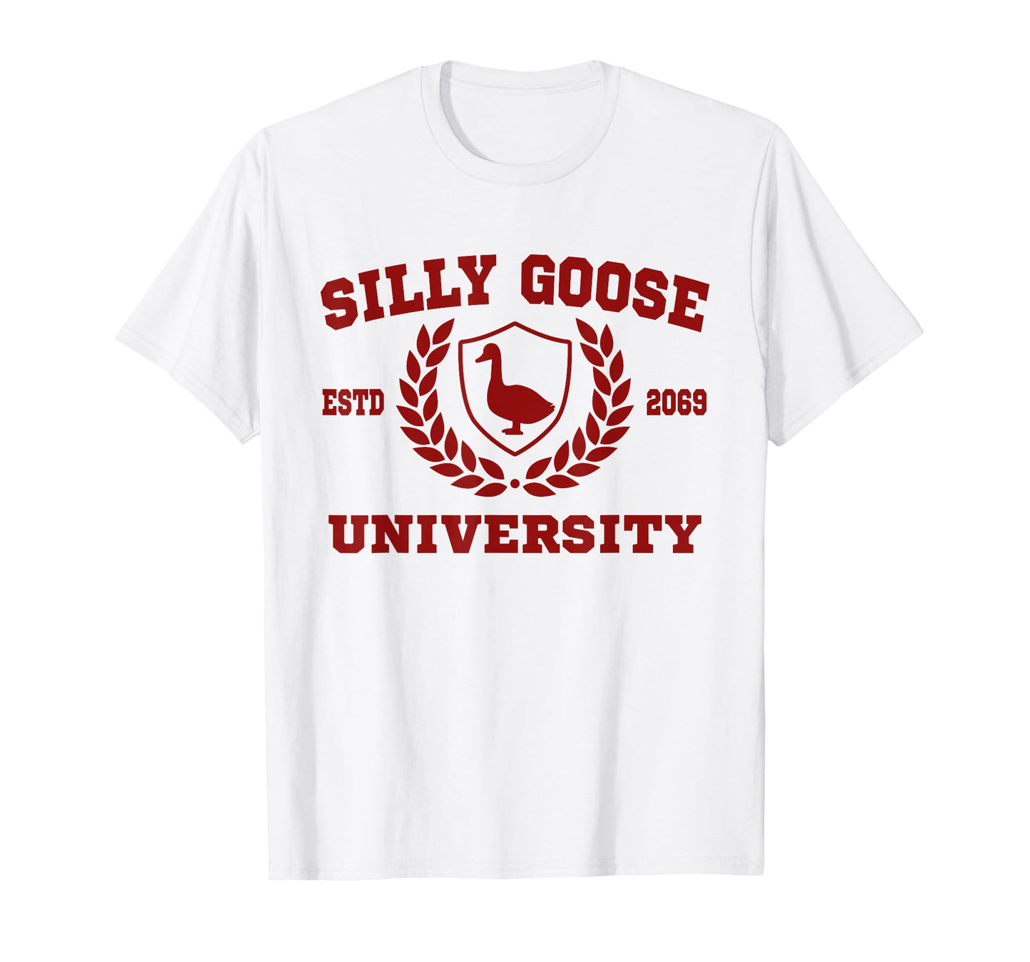 Silly Goose University Funny Meme Sports Silly Goose T-Shirt