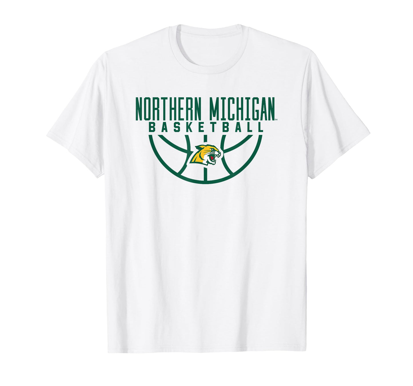 Northern Michigan University NMU Wildcats Basketball Arch T-Shirt