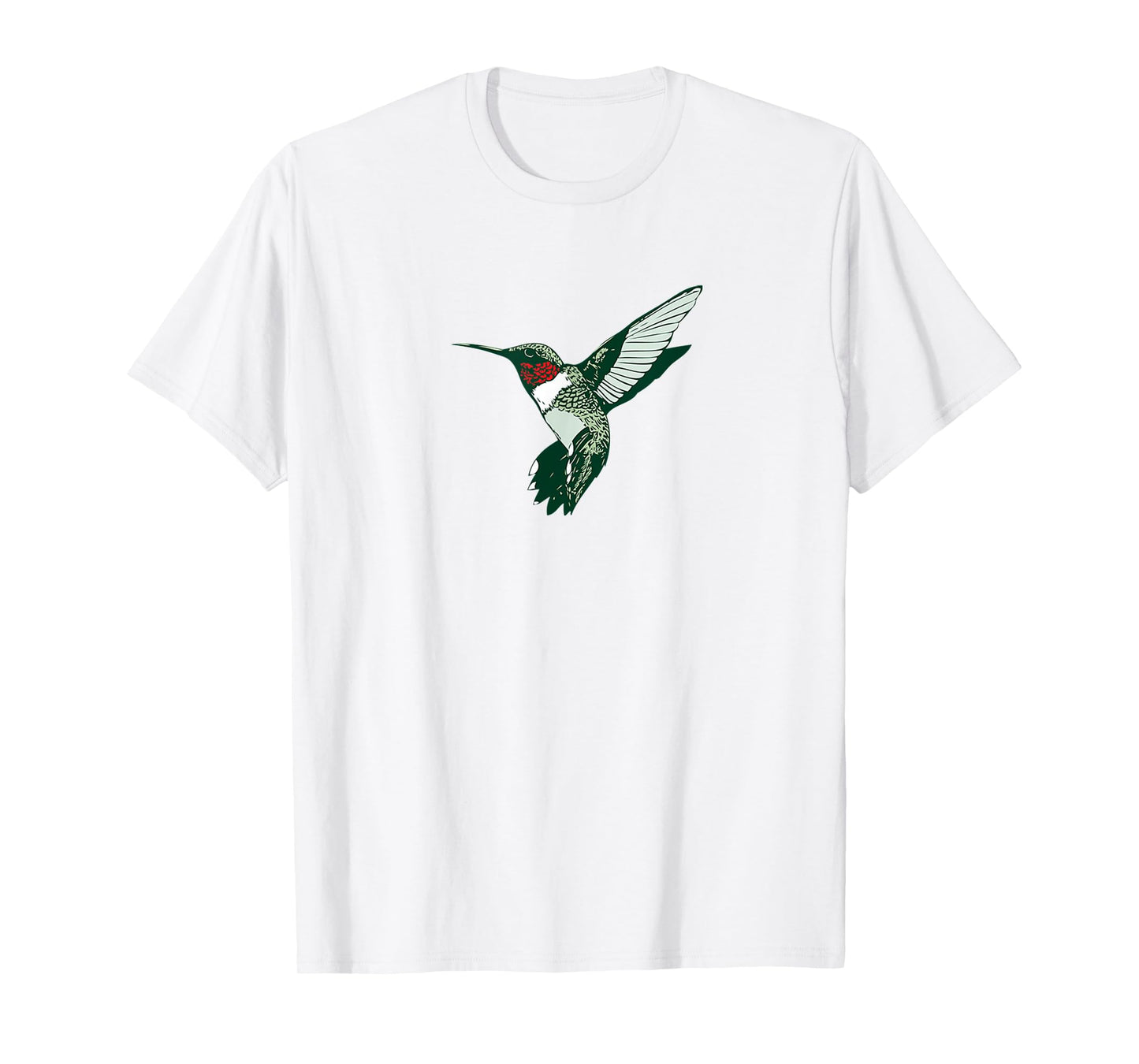 Cool Migrating Birds Ruby-throated Hummingbird T-Shirt
