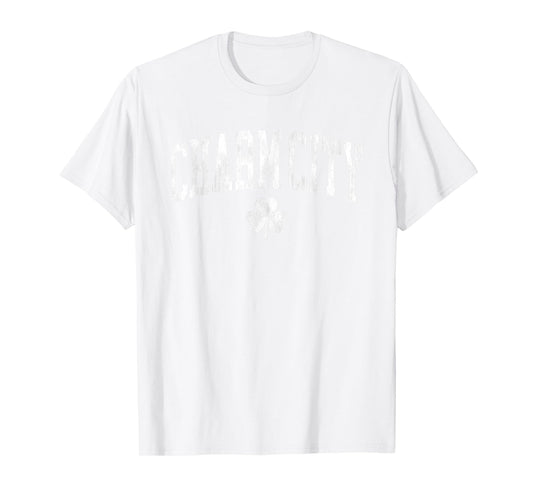 Charm City Baltimore Maryland St Patricks Day Clover green T-Shirt