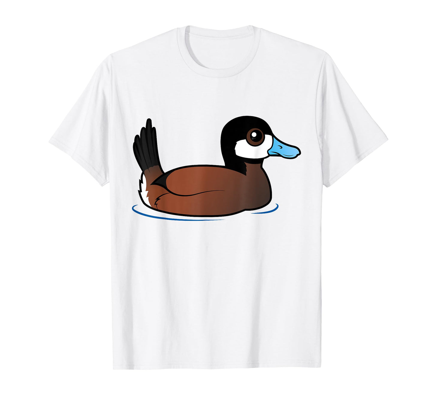 Cute Cartoon Ruddy Duck Birdorable Waterfowl Species T-Shirt