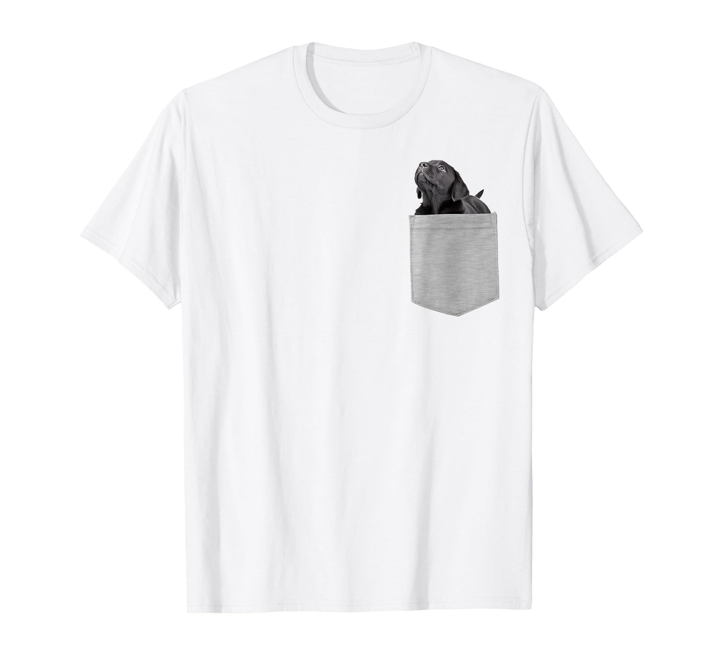 Black Lab puppy in your pocket T-Shirt