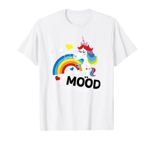 Disney Pixar Inside Out Rainbow Unicorn Mood Logo T-Shirt