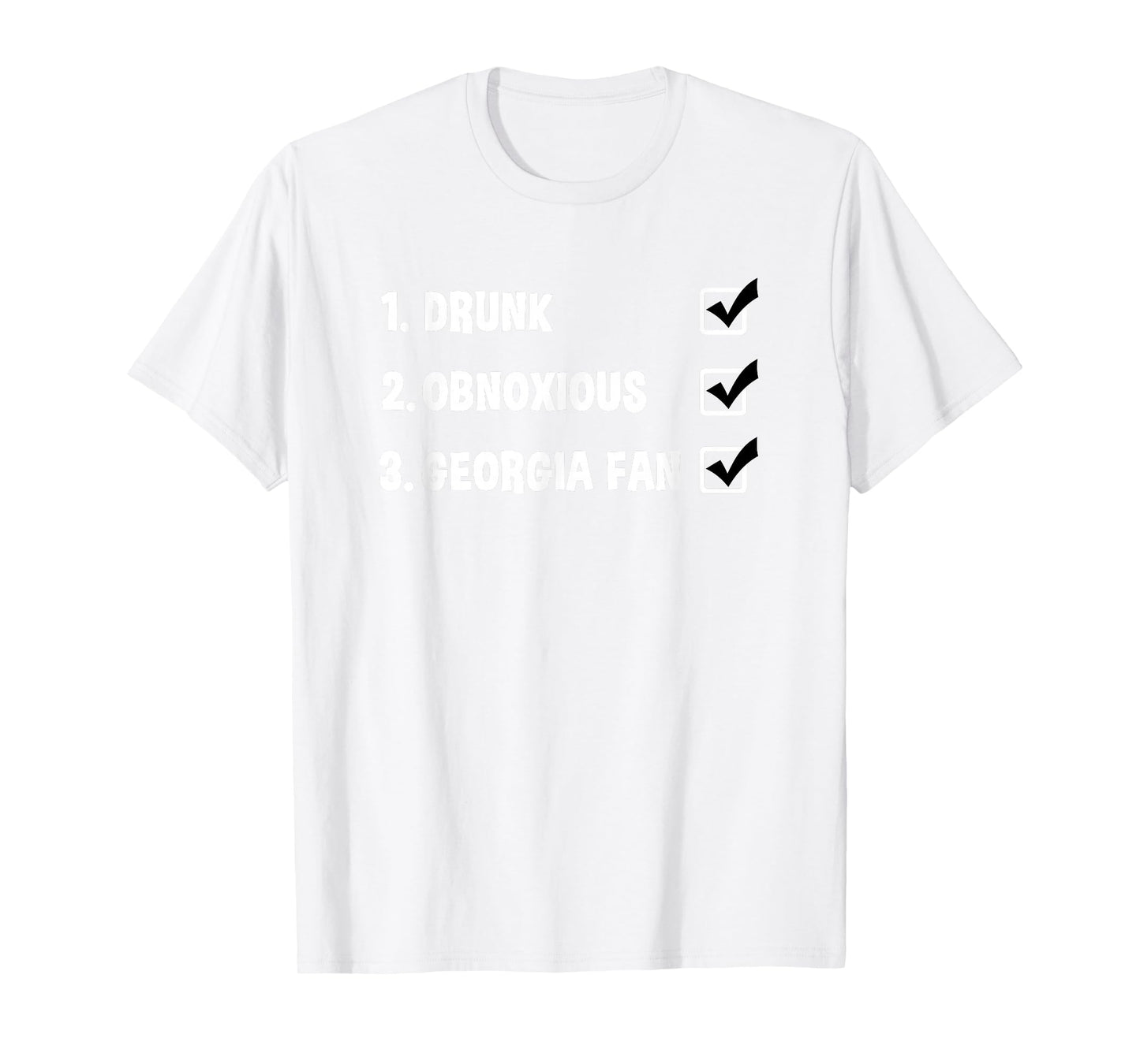 Drunk Obnoxious Georgia T-Shirt