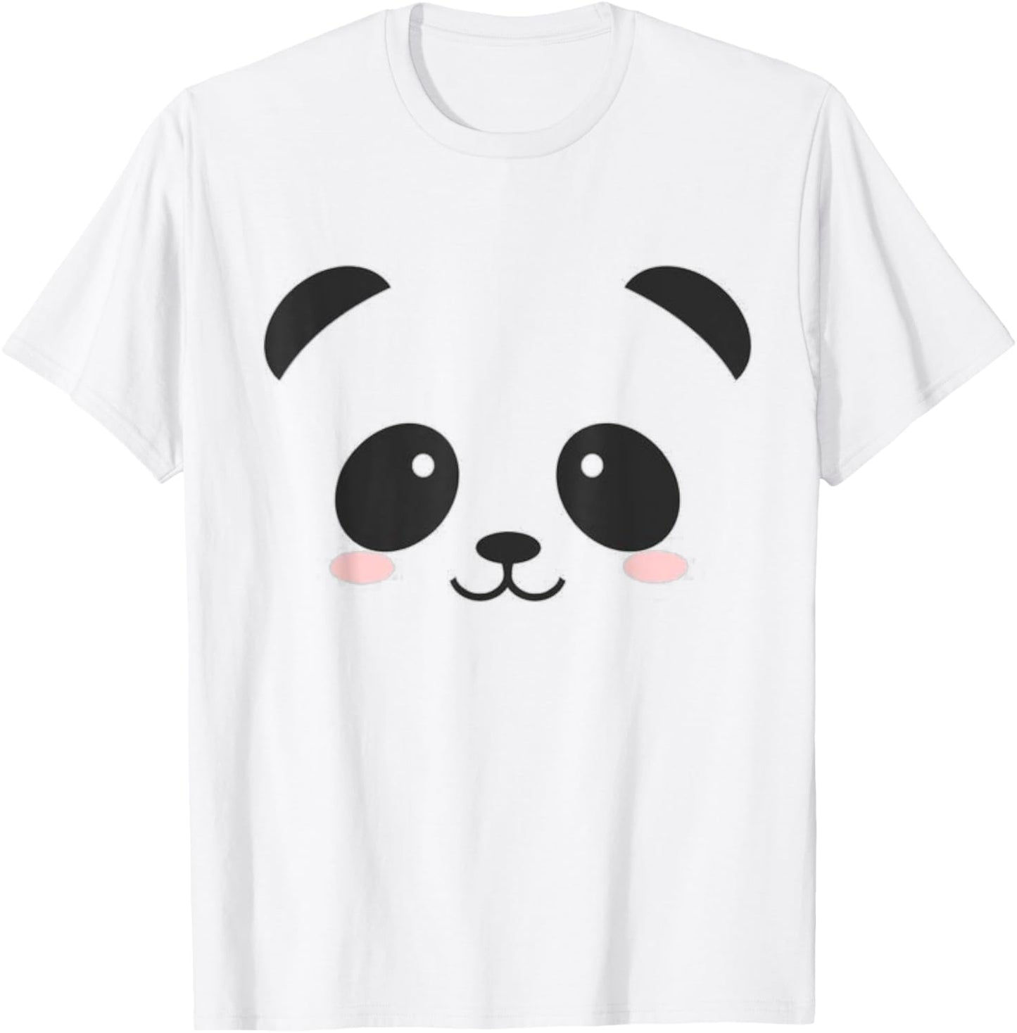 Cute Halloween Panda Bear Face T-shirt Costume Kids Gift T-Shirt