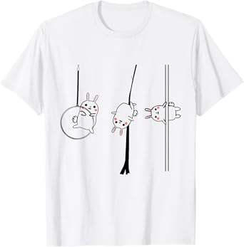 Circus Aerialist Bunnies Aerialist Dancer Aerial Hoop Lover T-Shirt