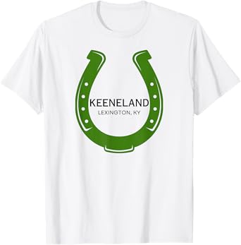 Keeneland Racing Horse Race Racetrack Horse Racing Course KY T-Shirt