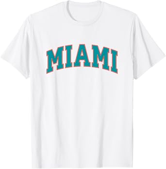Miami - Throwback Design Print - Classic T-Shirt