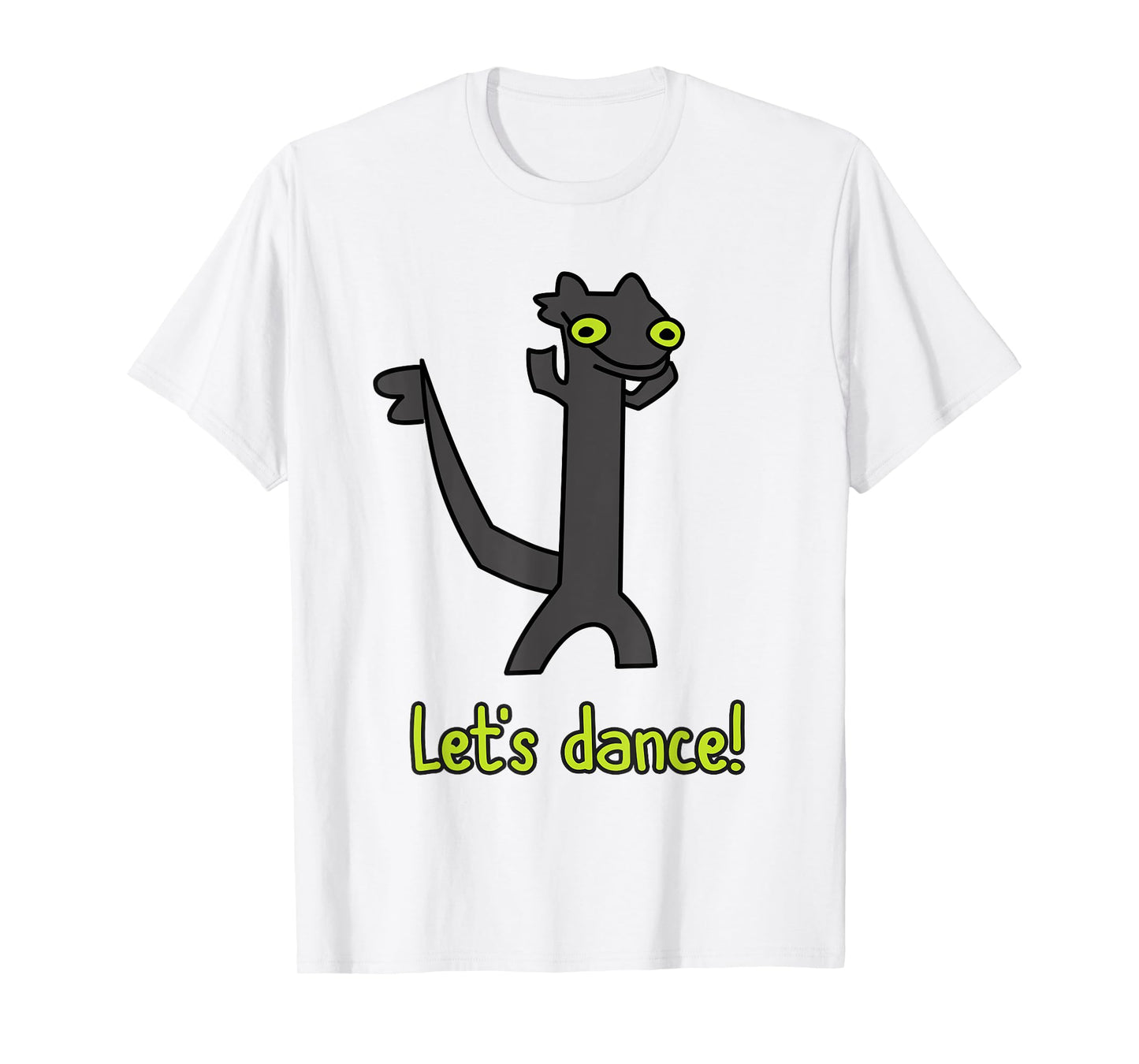Funny Cartoon Kids Dragon Dance Meme Let's Dance T-Shirt