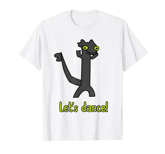 Funny Cartoon Kids Dragon Dance Meme Let's Dance T-Shirt