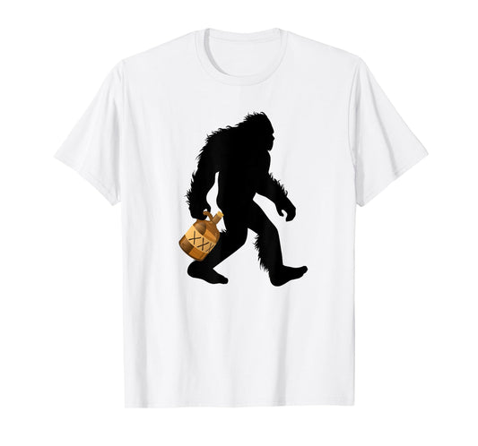 Bigfoot With Moonshine Jug Sasquatch Moonshiner T-Shirt