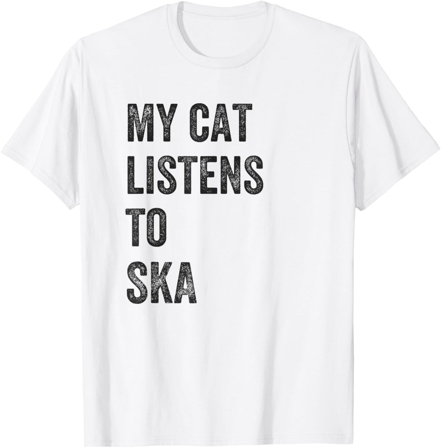 My Cat Listens To Ska Music T-Shirt
