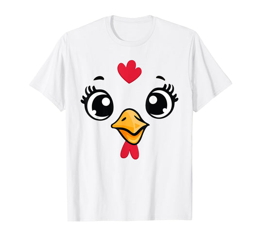Funny Chicken Halloween Costume for Men Women Kids Halloween T-Shirt