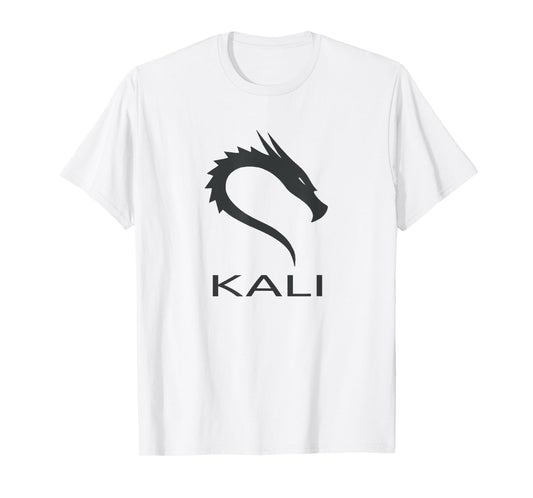 Kali Linux tagline T-Shirt with Dragon Open Source Os Tee T-Shirt
