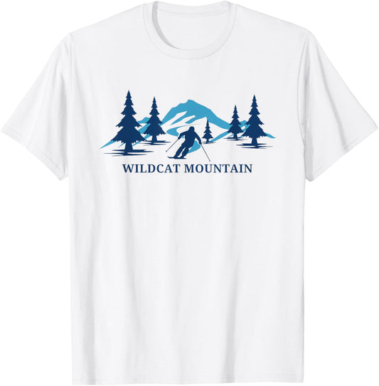Wildcat Mountain New Hampshire Ski Resort Skiing Skier T-Shirt