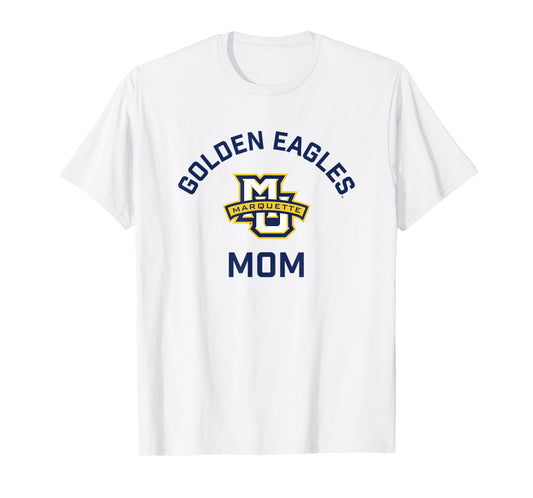 Marquette University Golden Eagles Arched Mom T-Shirt