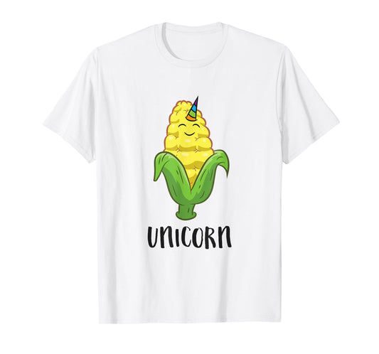 Funny Uni Corn Unicorn Corn Lovers Corn Farmer T-Shirt