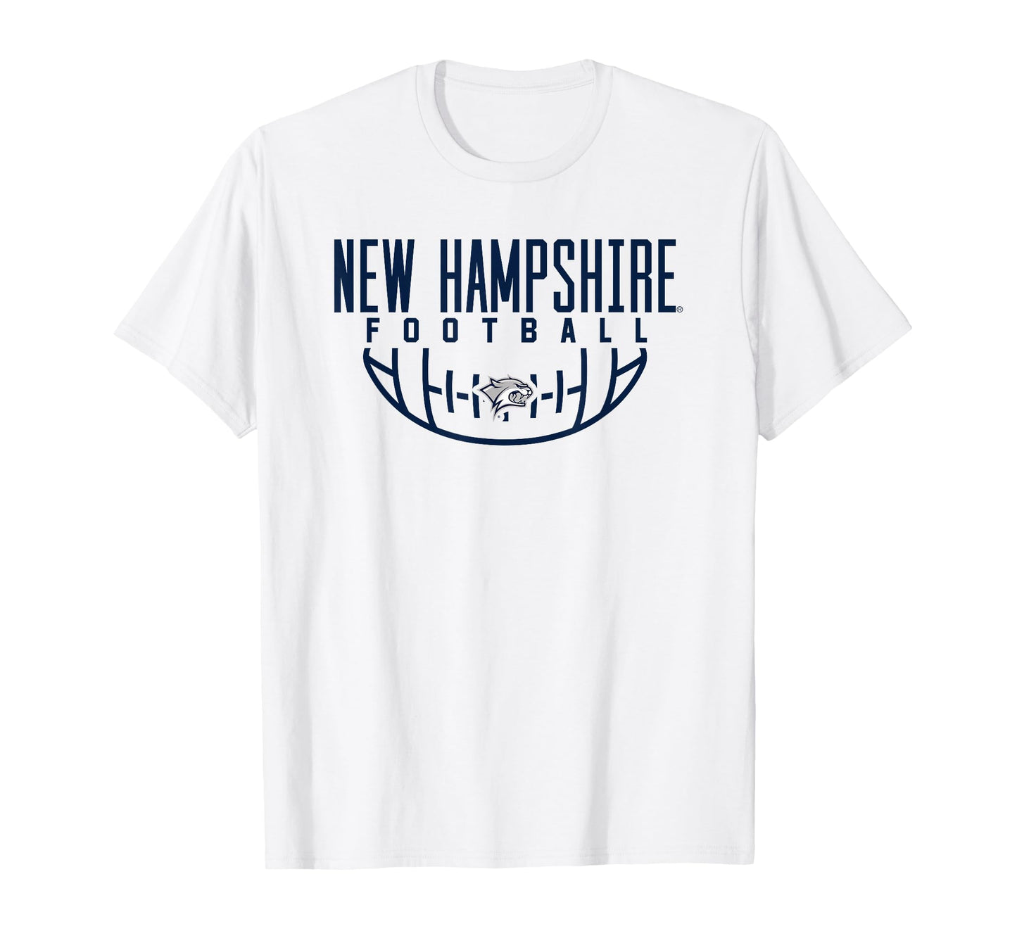 University of New Hampshire UNH Wildcats Football Arch T-Shirt