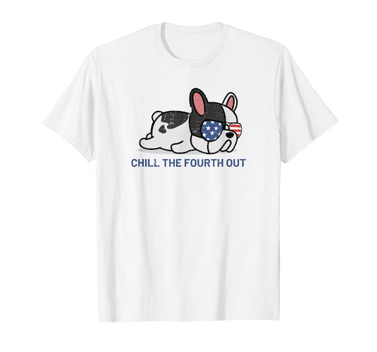 Funny 4th Of July French Bulldog Gift For Frenchie Lover T-Shirt