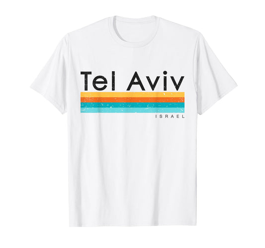 Vintage Retro Tel Aviv Israel T-shirt Design T-Shirt