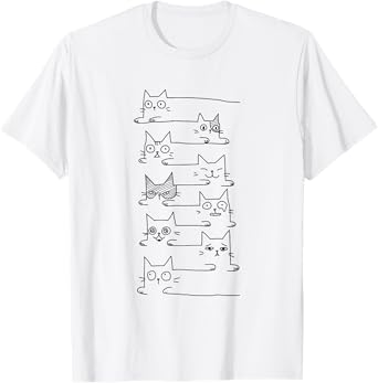 Pile Of Kitty Cats Funny Cute Cat Lover Gift T-Shirt