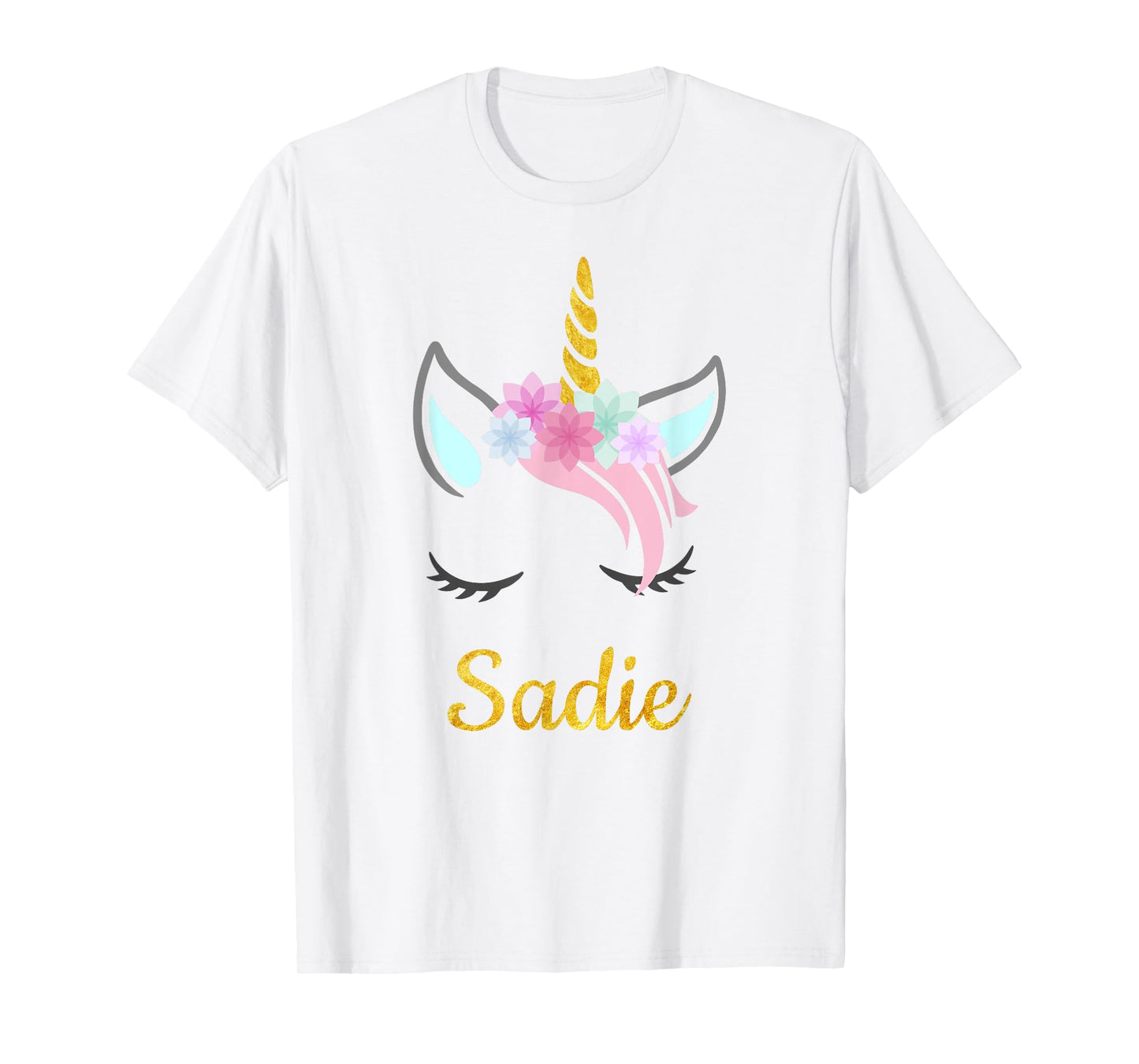 Sadie Unicorn Name Shirt for Sadie