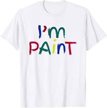 I Heart Love To Finger Paint I'm Paint Cute Couple Valentine T-Shirt