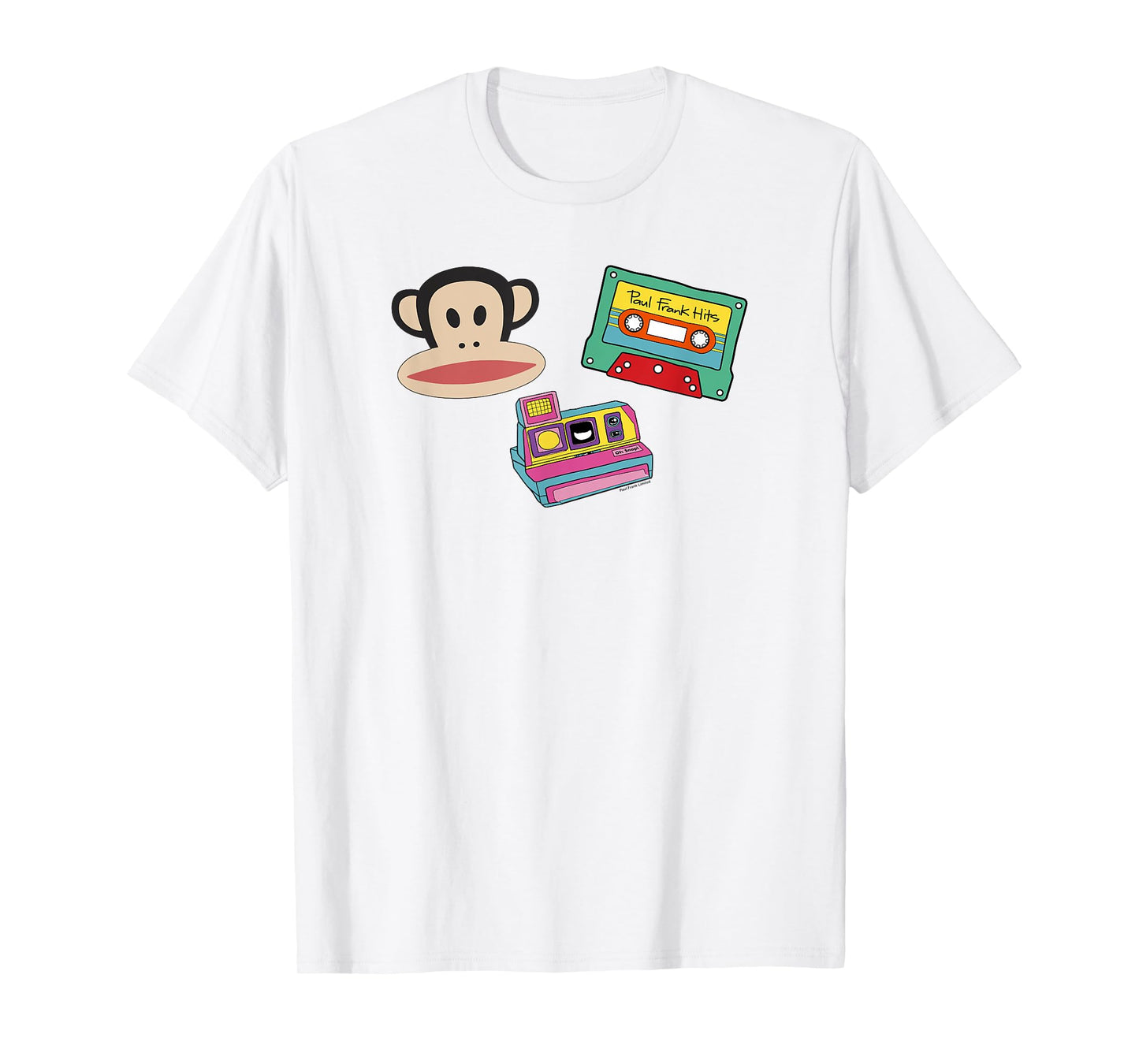 Paul Frank Julius Polaroid And Tape Poster T-Shirt