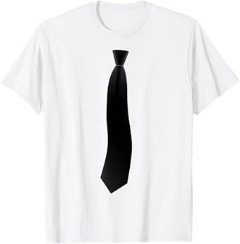 Black Tie Funny Elegant Business Costume for Men Women Kids T-Shirt