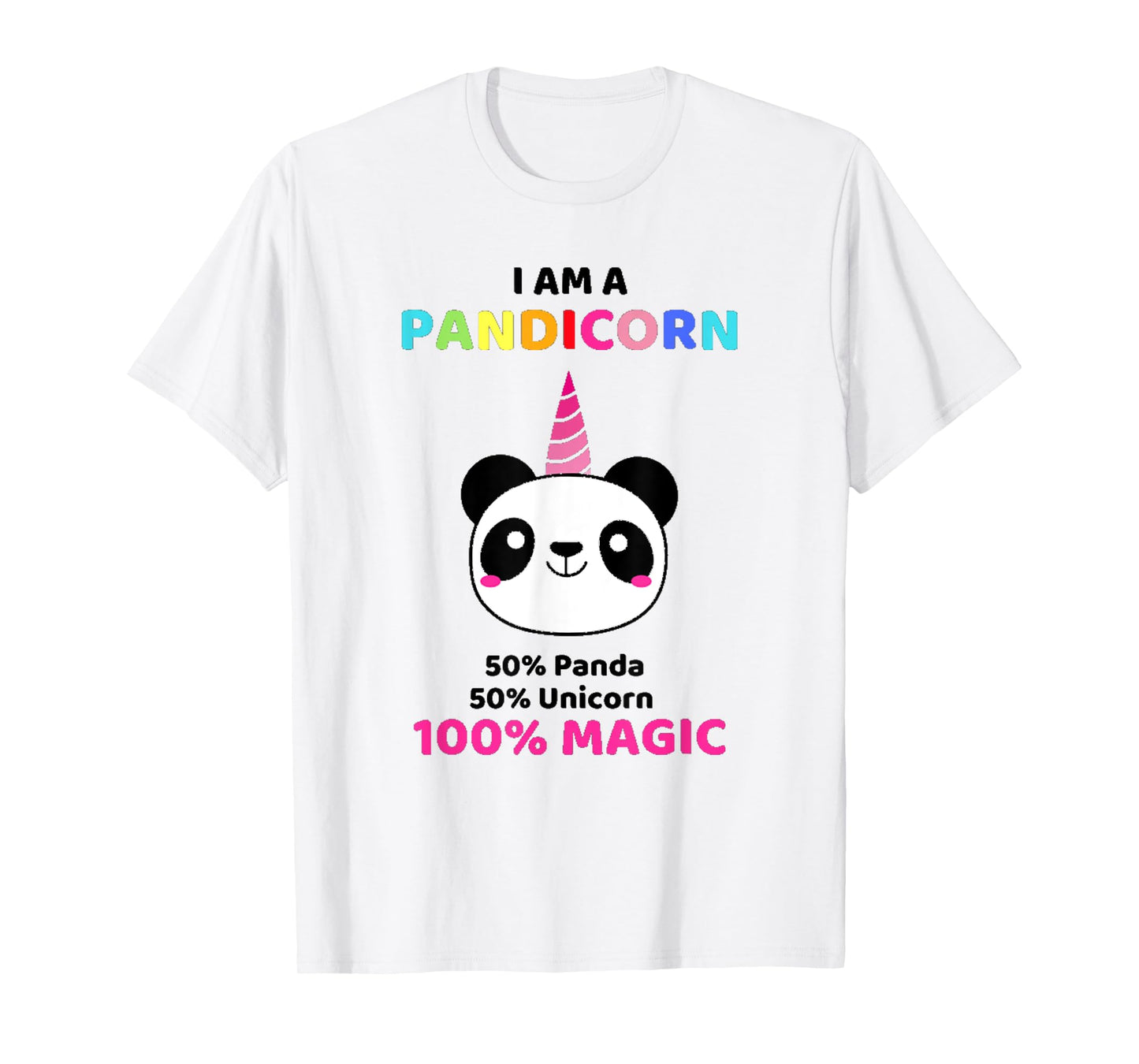 Cute I Am A Pandicorn Shirt Pandacorn for Panda Lovers T-Shirt