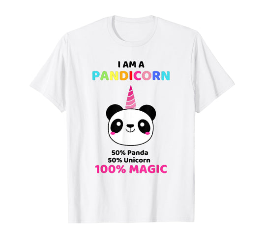 Cute I Am A Pandicorn Shirt Pandacorn for Panda Lovers T-Shirt