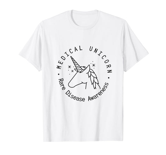 Medical Unicorn Rare Disease Awareness EDS Chronic Illness T-Shirt