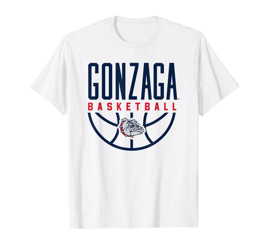 Gonzaga University Bulldogs Basketball Arch T-Shirt