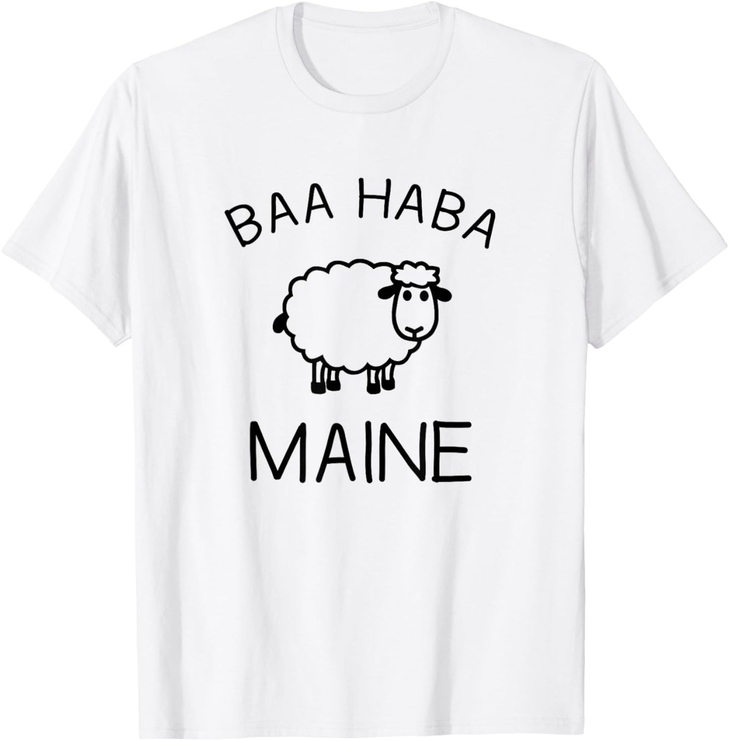 Baa Haba funny Bar Harbor Maine sheep T-Shirt