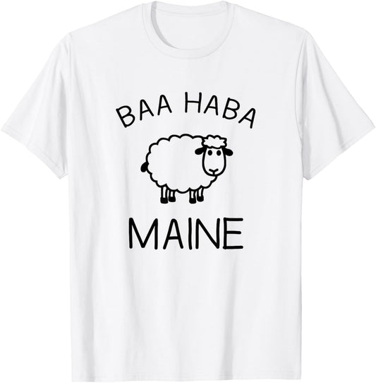 Baa Haba funny Bar Harbor Maine sheep T-Shirt