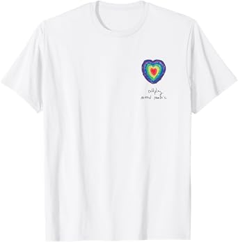 Coldplay Moon Music Heart Amazon Exclusive T-Shirt