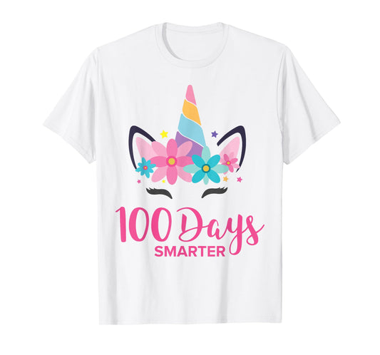 100 Days of School Unicorn Girls Costume T-Shirt