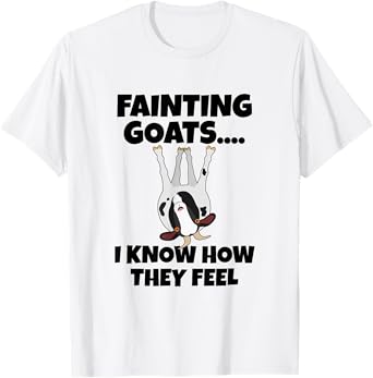 Goat Lovers Apparel | Farm Meme Pun Funny Fainting Goats T-Shirt