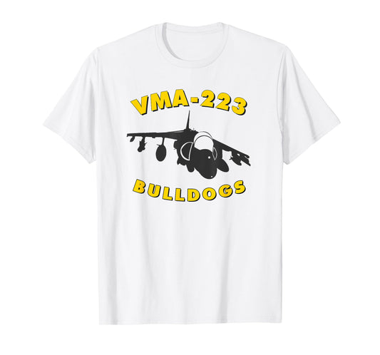 VMA-223 Bulldogs Attack Squadron AV-8B Harrier T-Shirt
