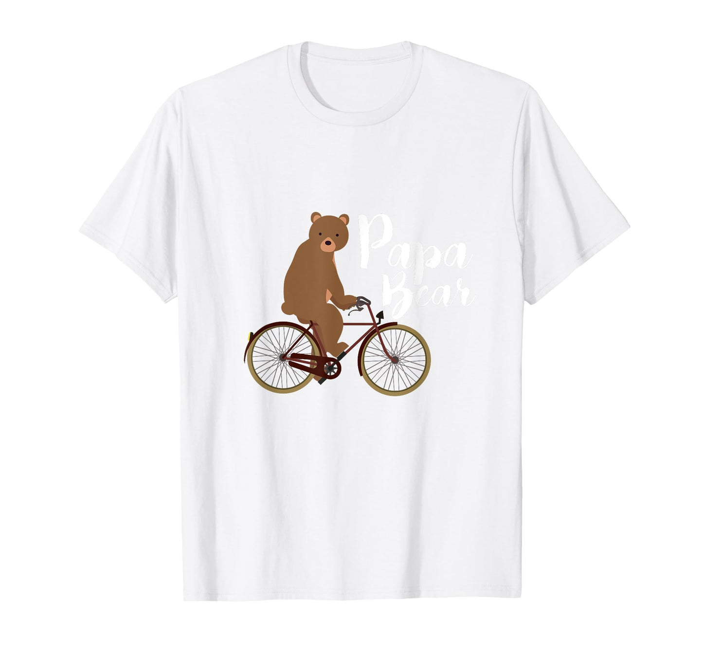 Papa Bear on a Bicycle T-Shirt