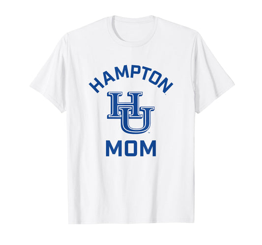 Hampton University Pirates Arched Mom T-Shirt
