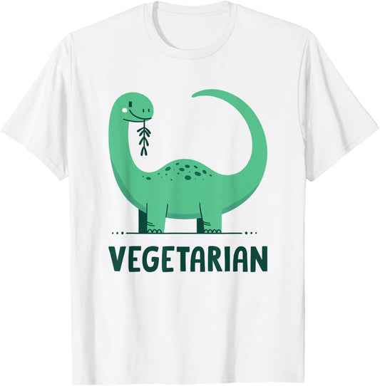 Funny Vegetarian Dinosaur Herbivore Cute Dino T-Shirt