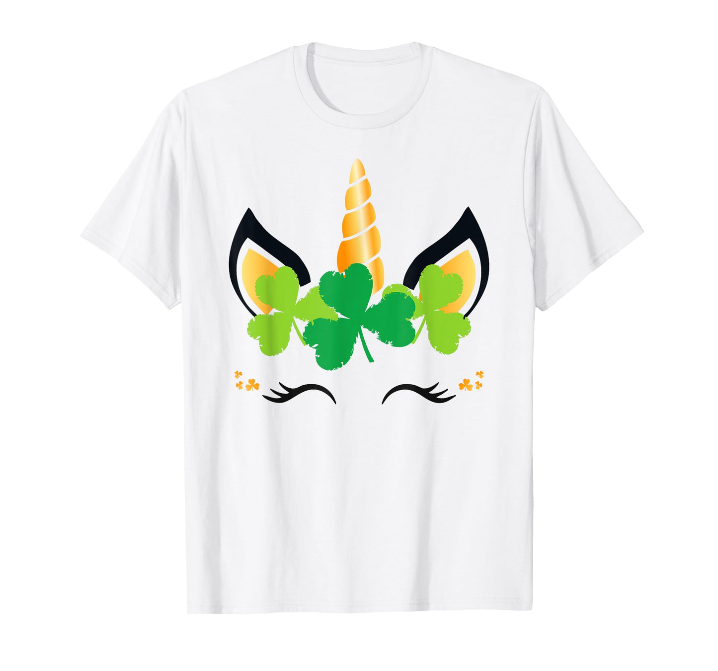 St Patricks Day Unicorn Shirt Girls Outfit Lucky Shamrock T-Shirt